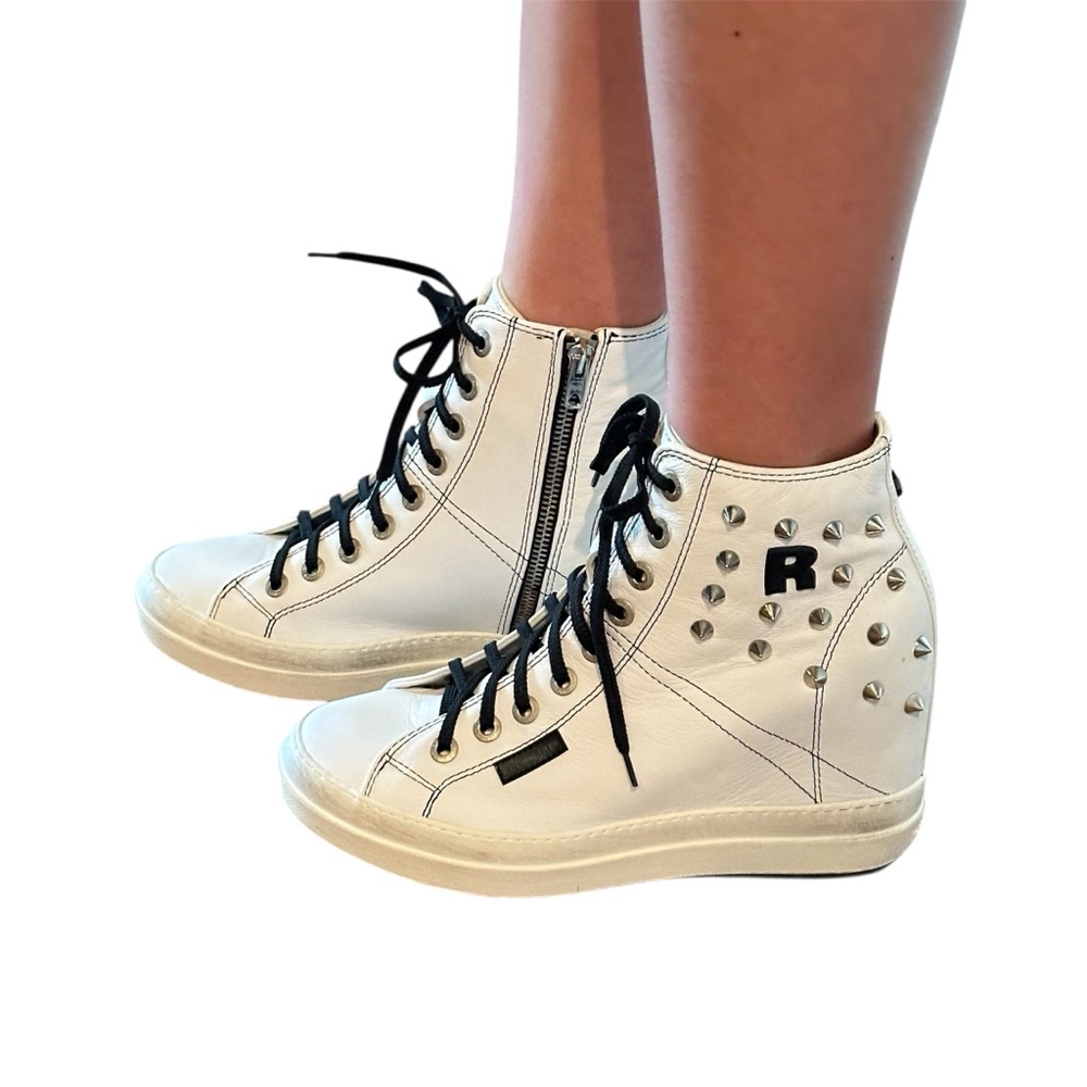 RUCOLINE High-Top Sneakers Wedge Heel🌸